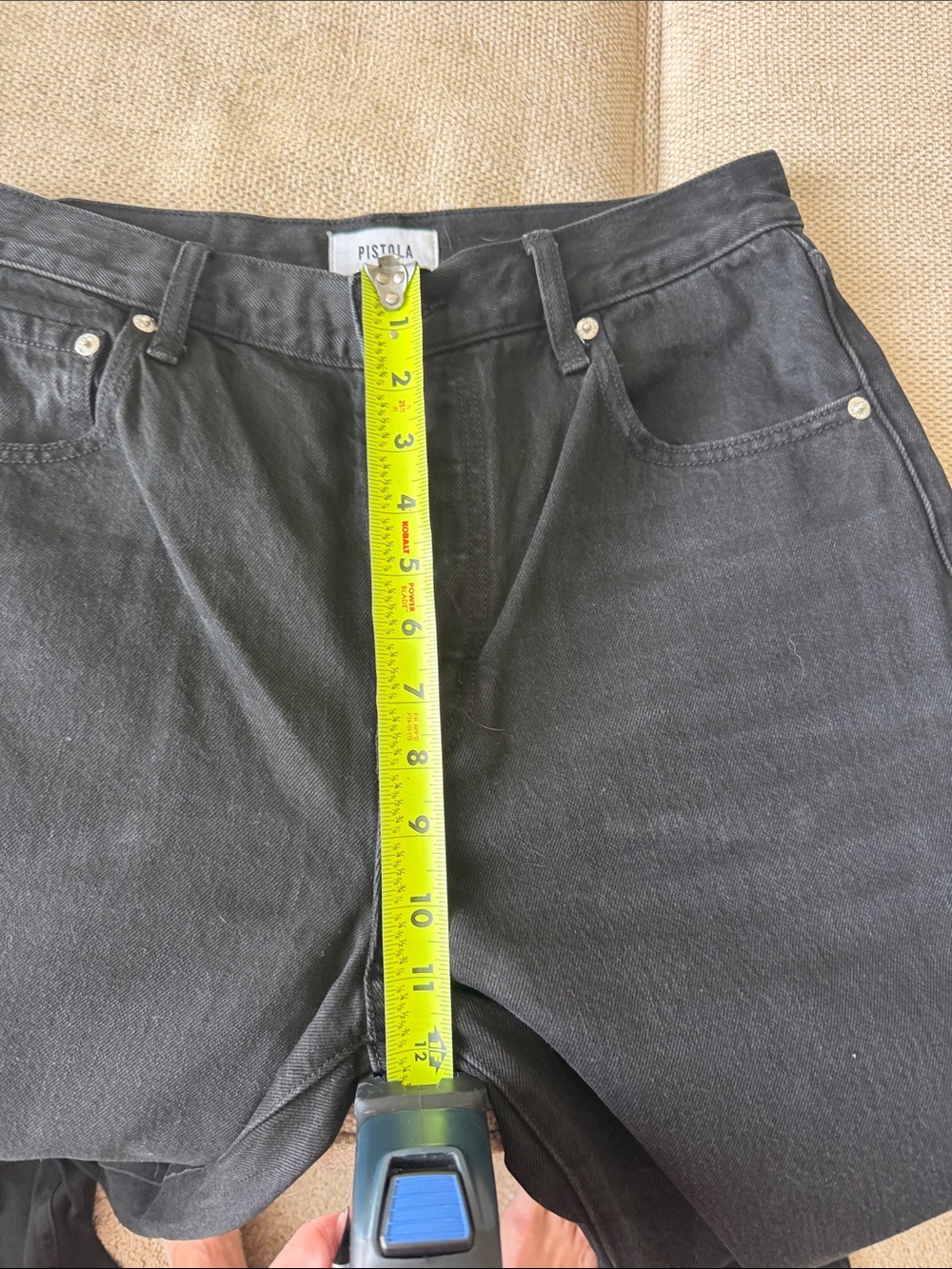 pistola Black Wide-Leg High-Rise Jeans - Picture 4 of 4